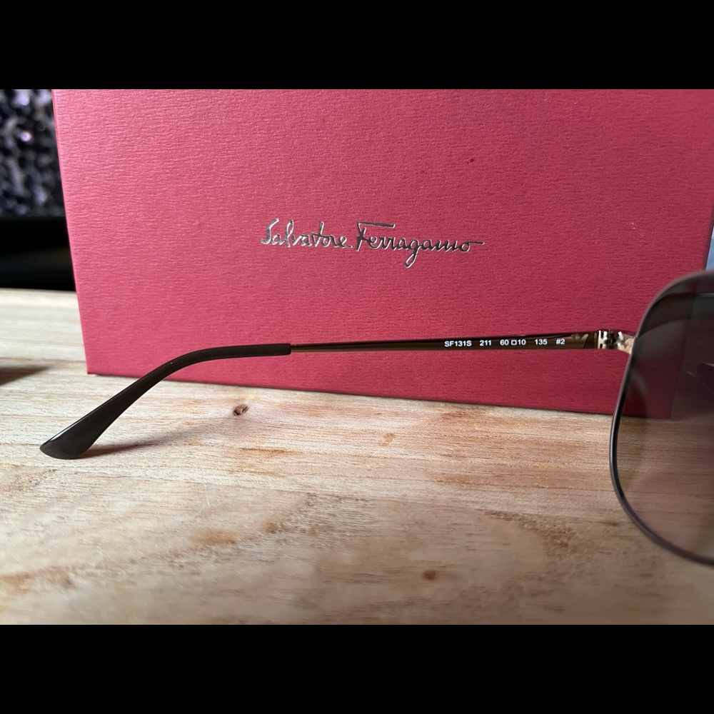 Salvatore Ferragamo Aviator Sunglasses 60mm - Picture 5 of 10